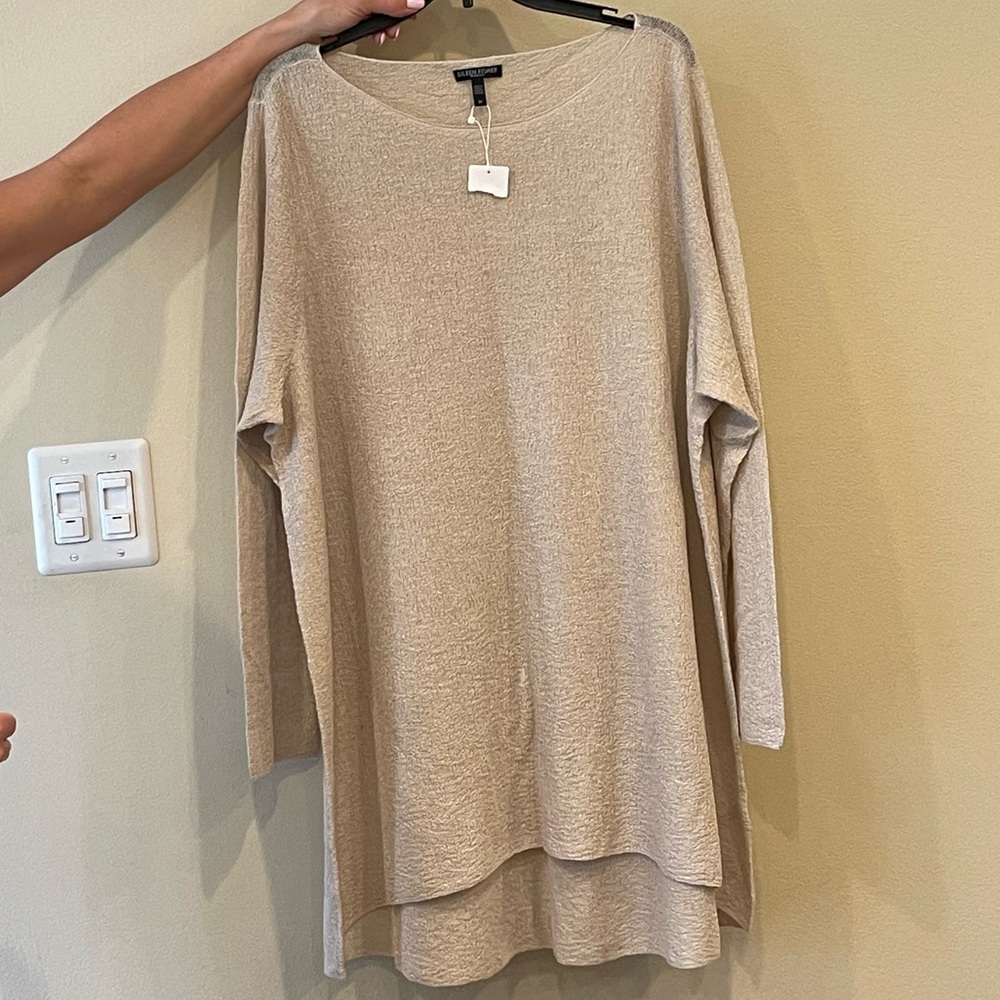 Eileen Fisher Beige Top